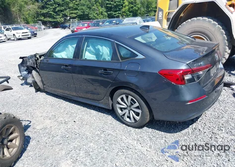 2024 Honda Civic Lx из США, поврежденный, VIN 2HGFE2F26RH593759